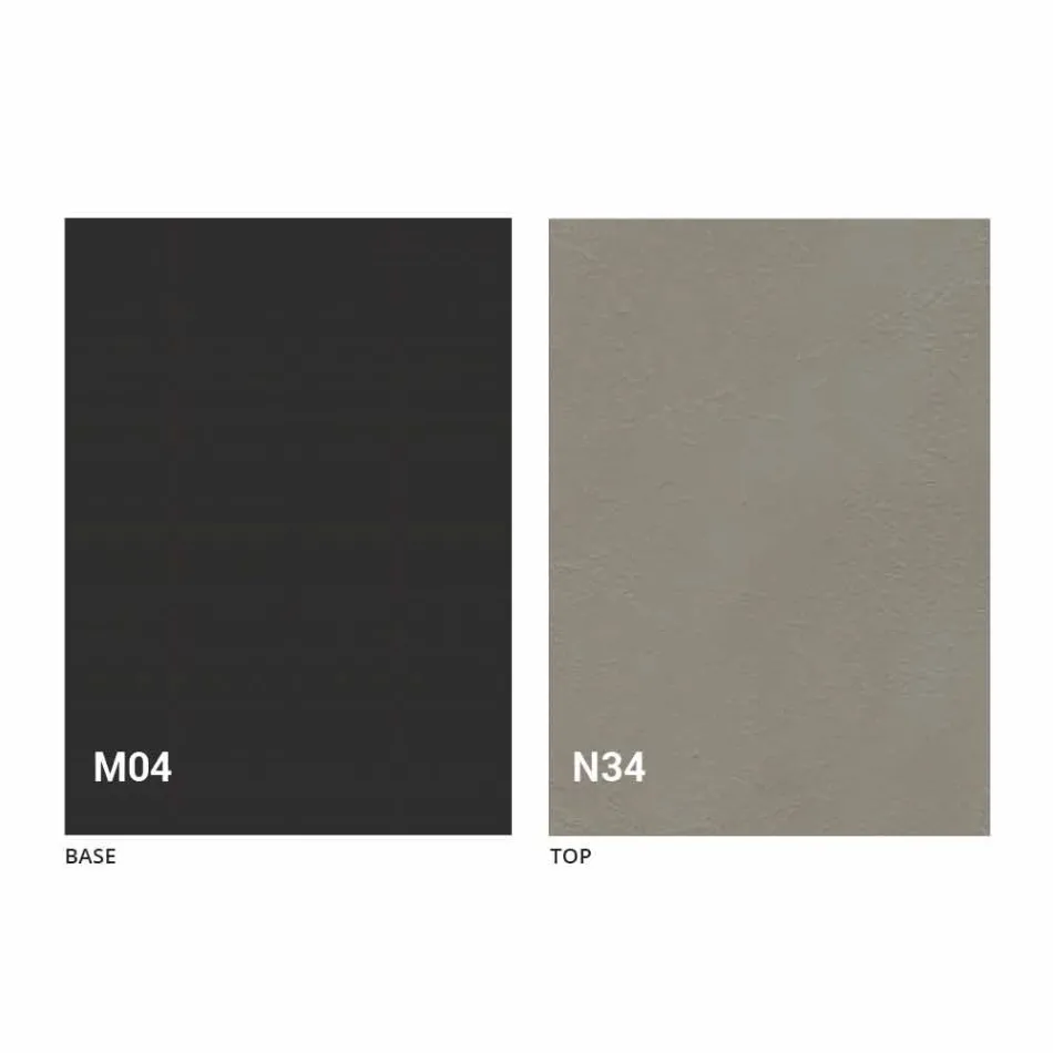 Transformierbarer Couchtisch aus Holz und Stahl Made in Italy - Demetro Viadurini