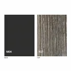 Transformierbarer Couchtisch aus Holz und Stahl Made in Italy - Demetro Viadurini