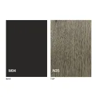 Transformator Tisch aus Holz und Stahl Made in Italy - Demetro Viadurini