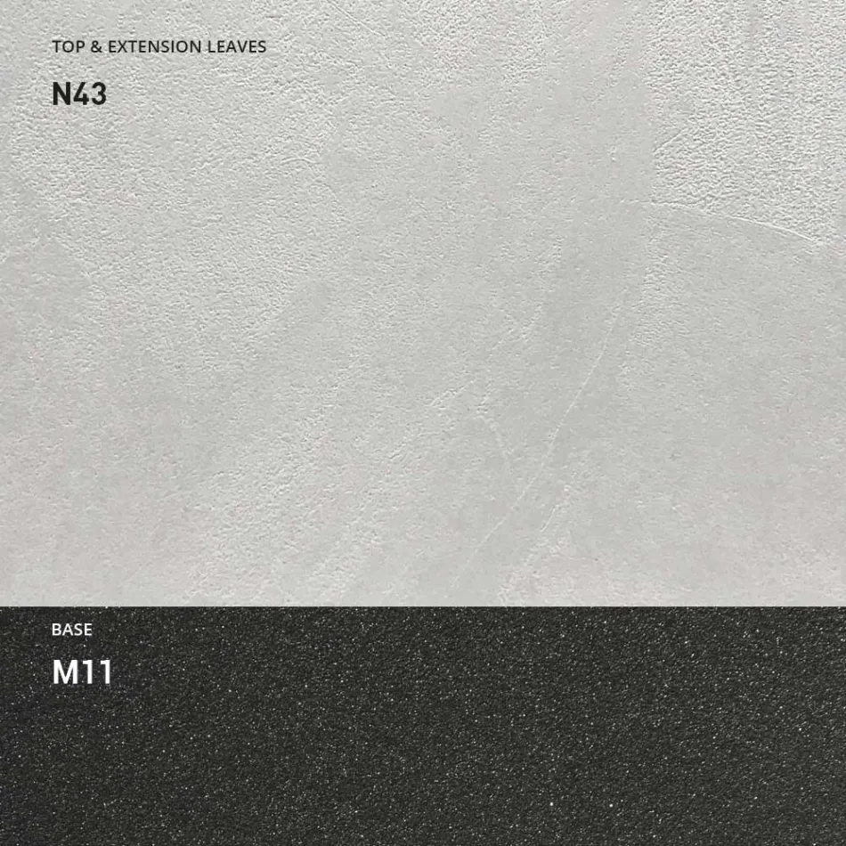 Wandelbarer Couchtisch aus Holz und Metall, Made in Italy - Sanrocco Viadurini