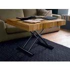 Transformierbarer Couchtisch aus Massivholz Made in Italy - Trabucco Viadurini