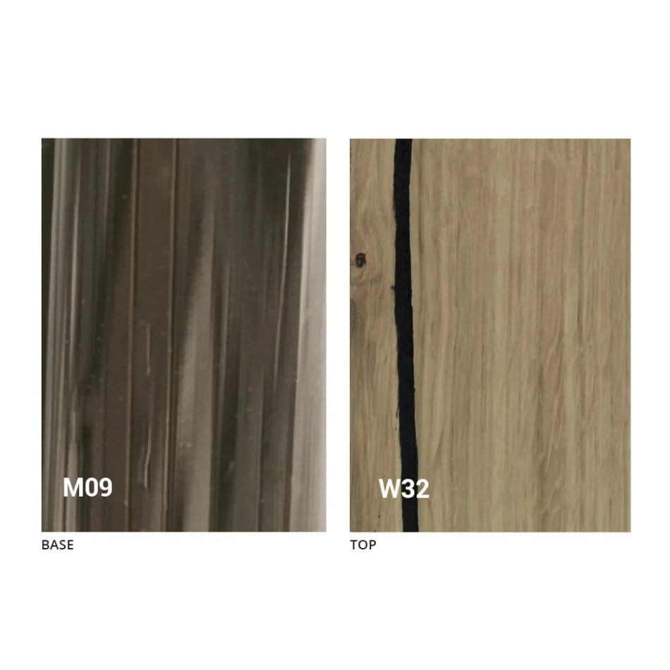 Verwandelnder Couchtisch aus Massivholz Made in Italy - Trabucco Viadurini