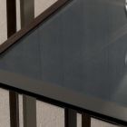 Couchtisch aus Metall und Glas mit geometrischem Design - Zigozago Viadurini