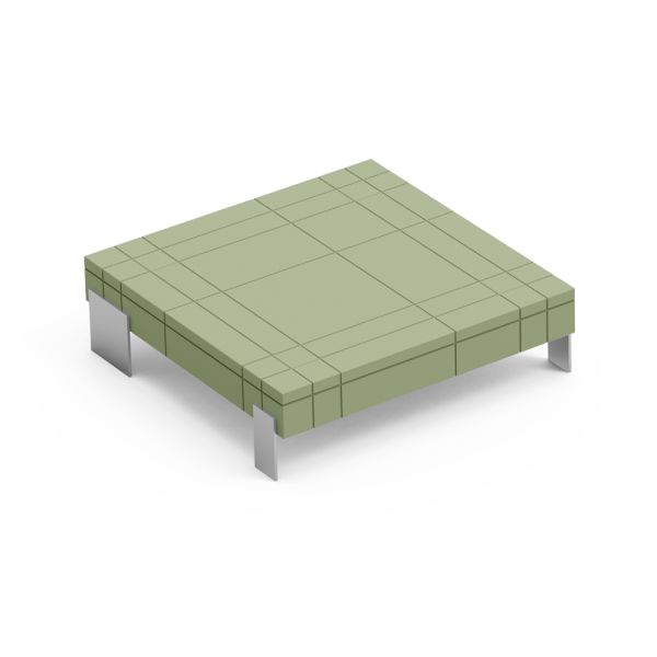 Wohnzimmer-couchtisch aus polyethylen in verschiedenen farben - orbis