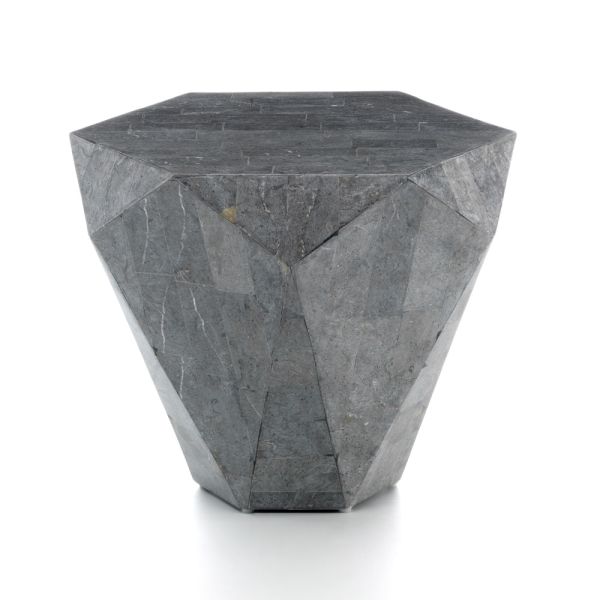Wohnzimmer-couchtisch komplett in fossil stone, verschiedene ausführungen – air