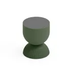 Wohnzimmer-Couchtisch aus Polyethylen in verschiedenen Farben - Loopy Viadurini