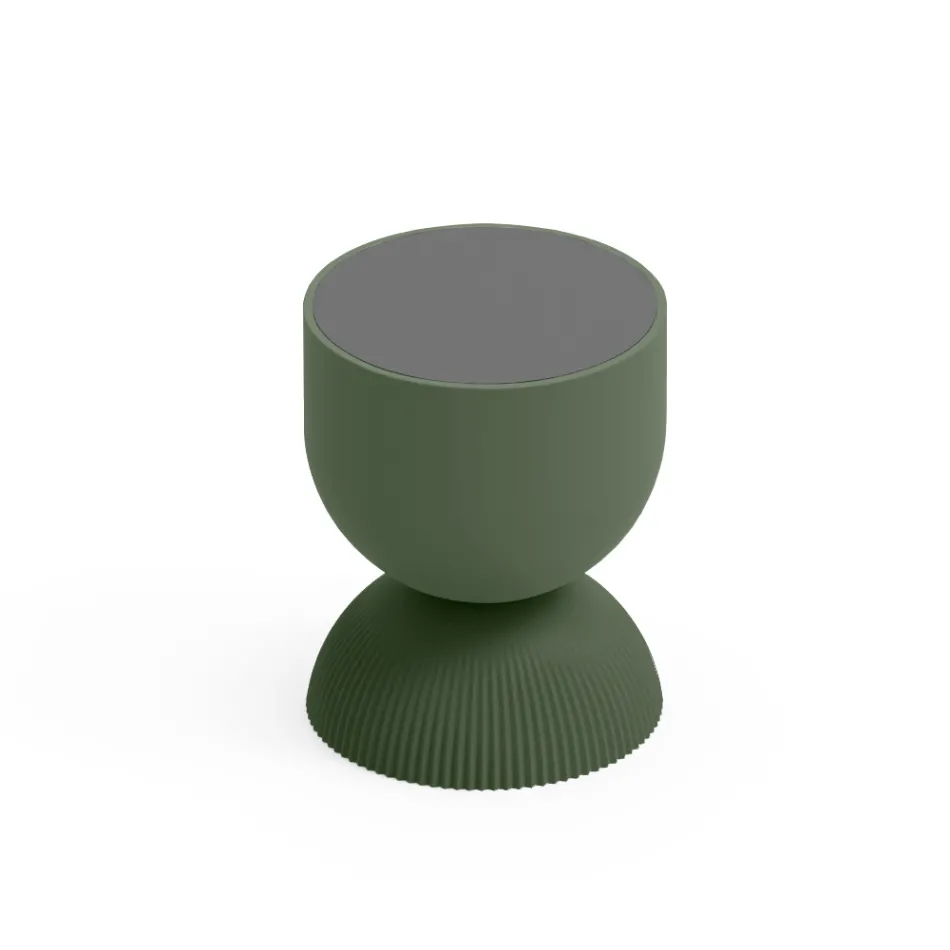 Wohnzimmer-Couchtisch aus Polyethylen in verschiedenen Farben - Loopy Viadurini