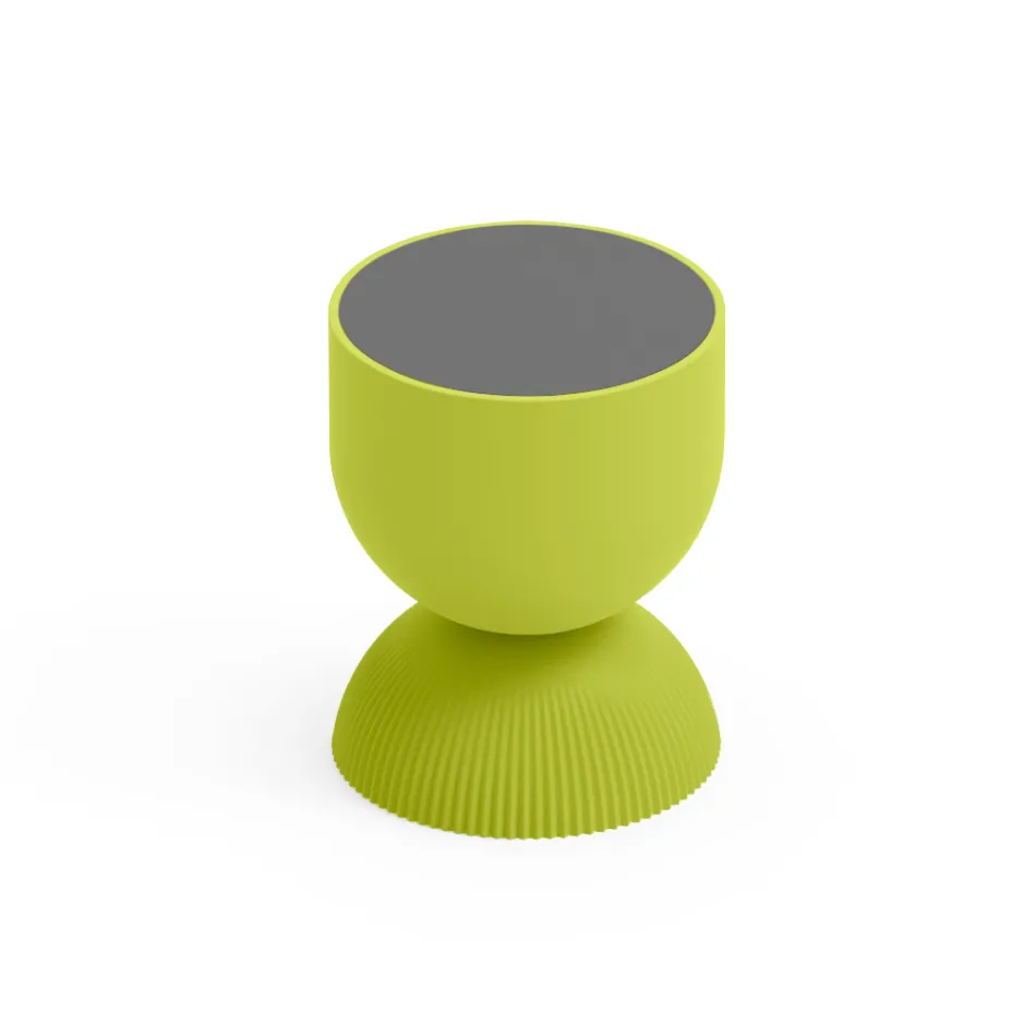 Wohnzimmer-Couchtisch aus Polyethylen in verschiedenen Farben - Loopy Viadurini