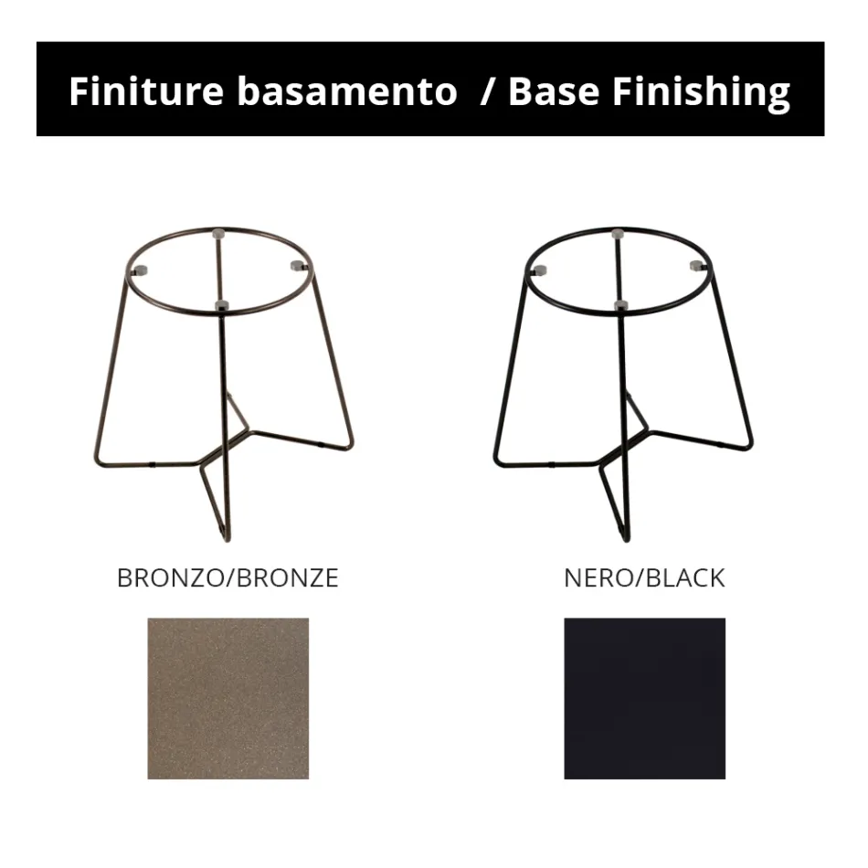 Runder Couchtisch mit Platte aus Feinsteinzeug, hergestellt in Italien – Paini Viadurini