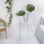 Moderner Beistelltisch aus transparentem Plexiglas Otto, made in Italy Viadurini