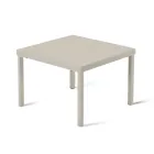 Stapelbarer Garten-Couchtisch aus verzinktem Stahl Made in Italy - Aberdeen Viadurini