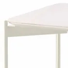 Quadratischer Couchtisch aus Keramik und Metall im modernen Design - Porcupine Viadurini