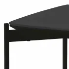 Quadratischer Couchtisch aus Keramik und Metall im modernen Design - Porcupine Viadurini