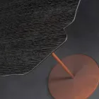 Tabelle in der modernen gebeizter Eiche Mokka Andy Viadurini