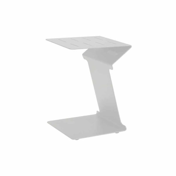 Beistelltisch für sofa für den außenbereich in weiß oder anthrazit aluminium - deniz
