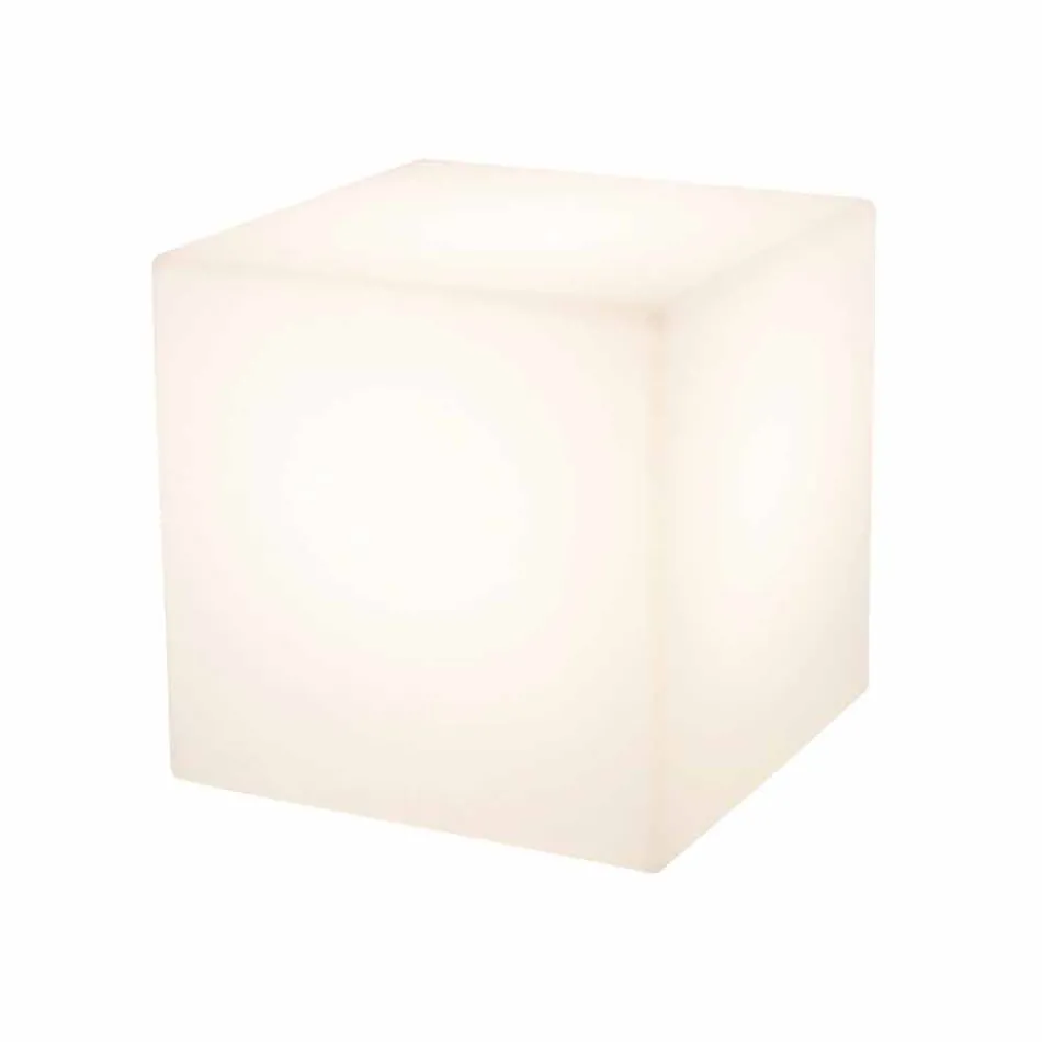 Bright Square Modern Design Farbiger Kunststoff Couchtisch - Dadostar Viadurini