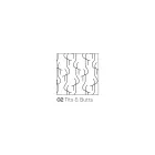 Transparenter LED-leuchtender Couchtisch aus Acryl mit Lasergravur - Robiola Viadurini