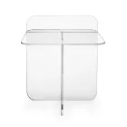 Moderner Wohnzimmer-Couchtisch aus Plexiglas, hergestellt in Italien – Ariel Viadurini