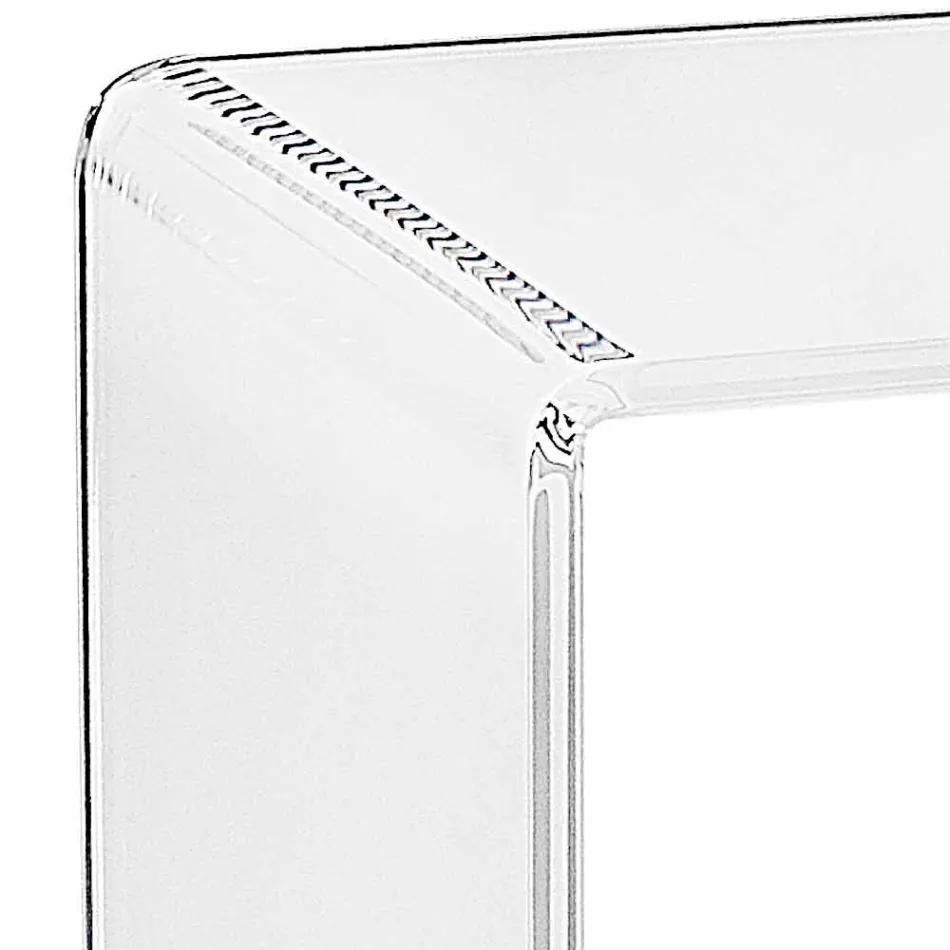 Moderner Plexiglas Couchtisch B50 x H76 x B40 cm Aza, hergestellt in Italien Viadurini
