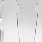 Ilaria – Ovaler Couchtisch aus transparentem Plexiglas, hergestellt in Italien Viadurini