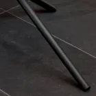 Runder Couchtisch für Wohnzimmer Metall und Keramiksockel Oapca - Shanghai Viadurini