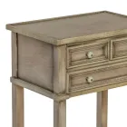 Telefontisch mit 3 Schubladen und Regal Made in Italy - Culsu Viadurini