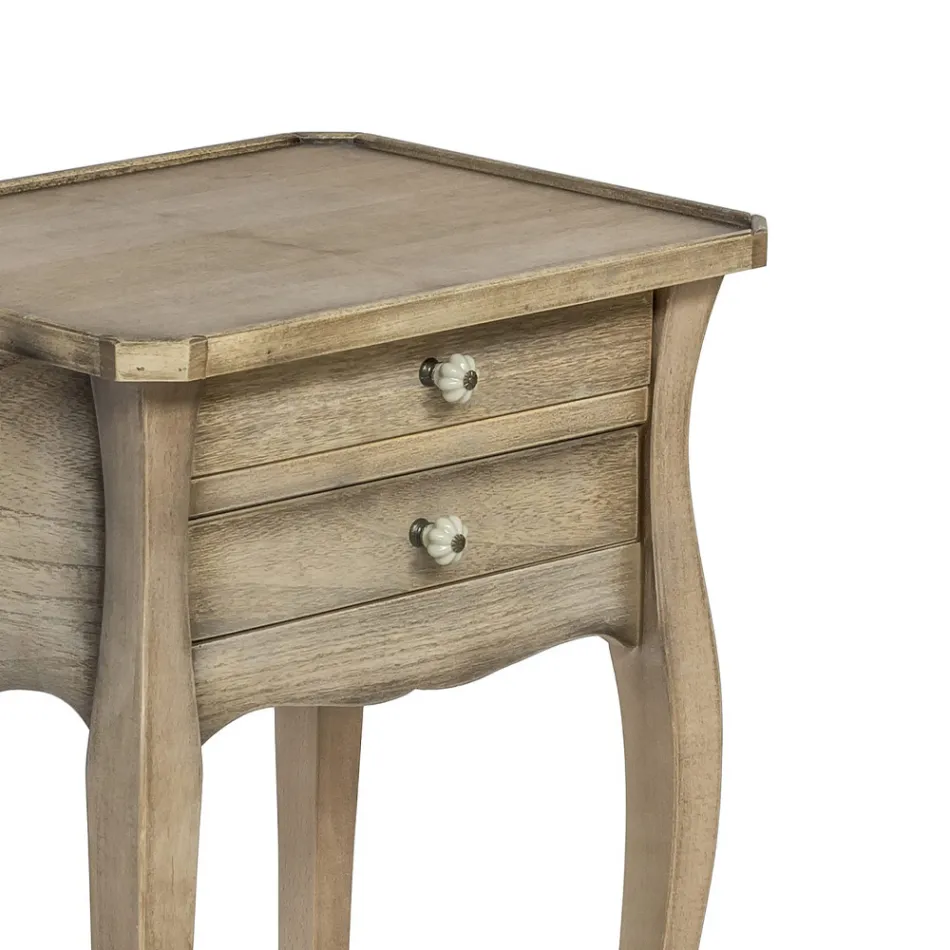 Telefontisch aus Buche in verschiedenen Ausführungen, hergestellt in Italien – Charun Viadurini