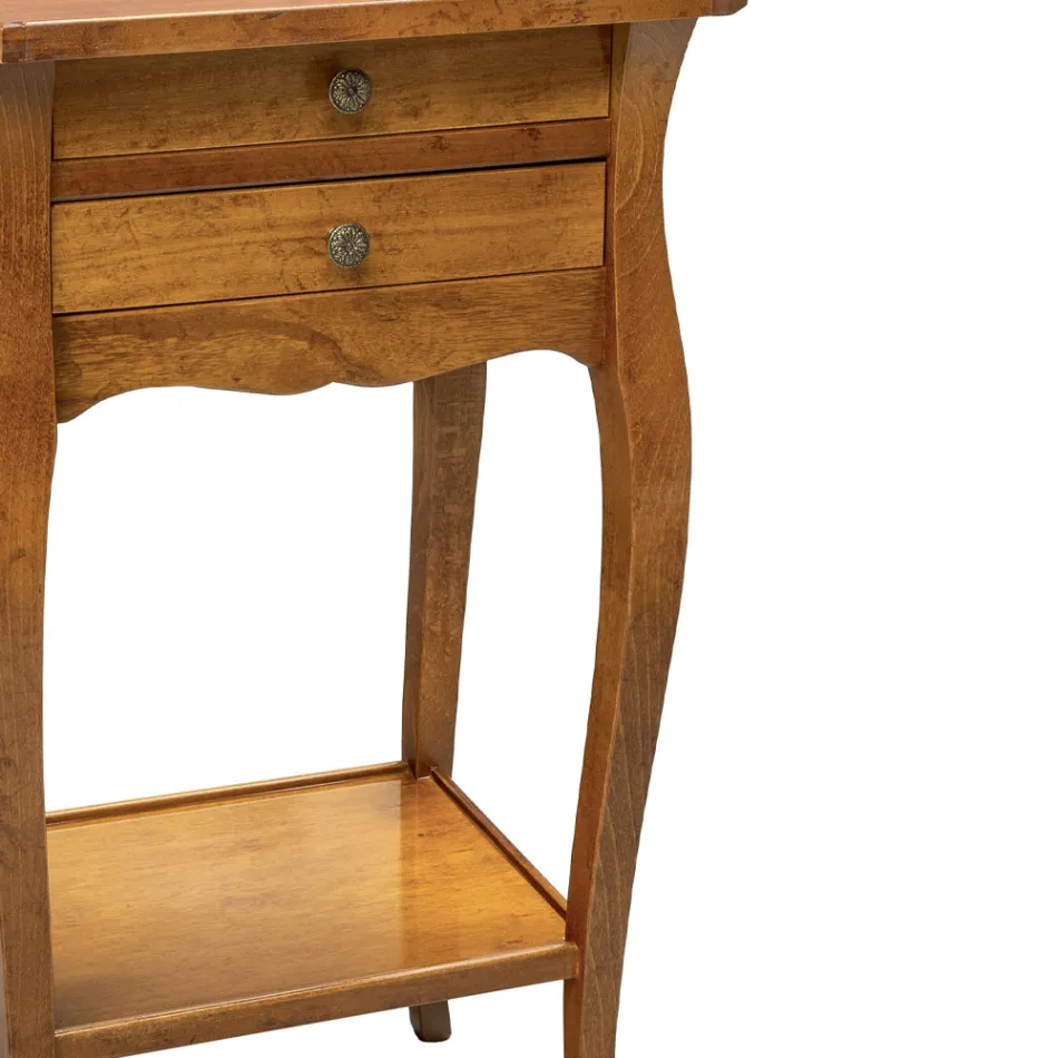 Telefontisch aus Buche in verschiedenen Ausführungen, hergestellt in Italien – Charun Viadurini