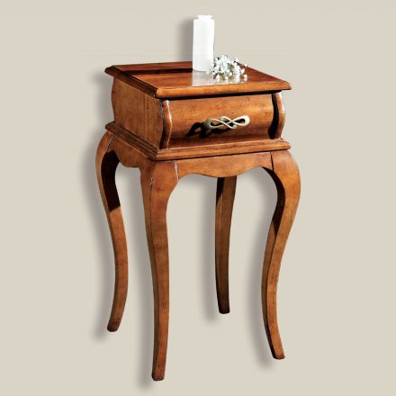 Telefonständer im klassischen Stil aus Holz Made in Italy - Hastings Viadurini