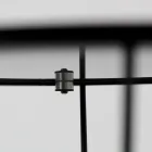 Runder Couchtisch mit Stahlfuß und Glasplatte, hergestellt in Italien – Alisea Viadurini