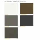 Runder Couchtisch mit HPL-Platte Made in Italy - Mina Viadurini