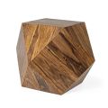 Couchtisch aus Sheesham-Holz Design Polygonal Homemotion - Torrice