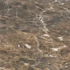 Metall Couchtisch mit Marmorplatte, Edel Made in Italy - Ginseng Viadurini