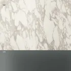 Couchtisch mit Couchtisch aus Rauchglas und runder Keramikplatte - Random Viadurini