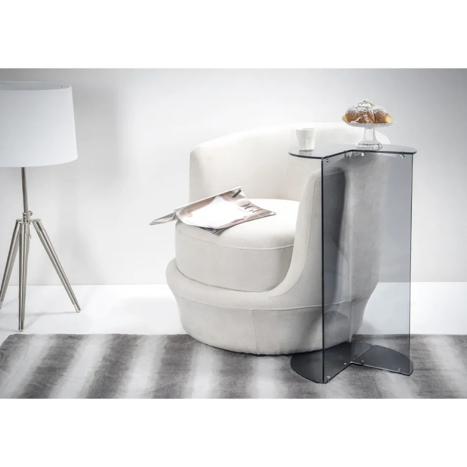 Couchtisch aus transparentem oder farbigem Plexiglas Made in Italy - Tabli Viadurini