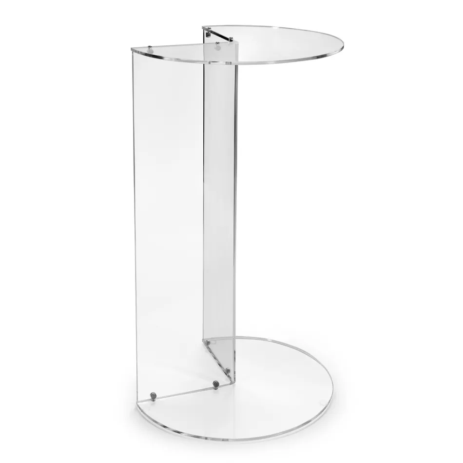 Couchtisch aus transparentem oder farbigem Plexiglas Made in Italy - Tabli Viadurini