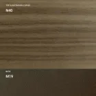 Verwandelbarer Couchtisch aus Metall und Holz Made in Italy - Veneris Viadurini