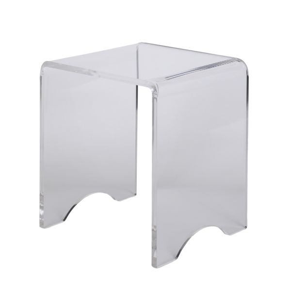 Couchtisch hocker kristall transparent acryl minimal italienisch - plarco