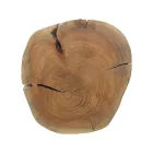 Runder Couchtisch in Stamm aus Holz und Stahl Homemotion - Tancredi Viadurini