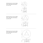 Runder Garten-Couchtisch aus Metall in verschiedenen Farben und 3 Größen – Magali Viadurini