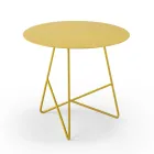 Runder Garten-Couchtisch aus Metall in verschiedenen Farben und 3 Größen – Magali Viadurini