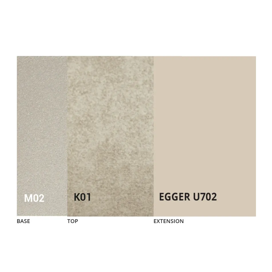 Wandelbarer Couchtisch im Metall- und Keramikdesign Made in Italy - Saturn Viadurini