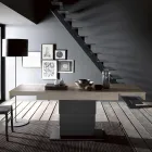 Verwandelbarer Couchtisch in Esstisch aus Holz Made in Italy - Polar Viadurini