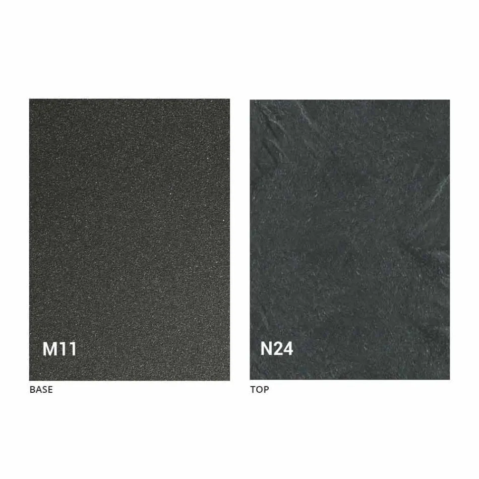 Couchtisch umwandelbar in einen Esstisch Holzplatte und Metallgestell - Peach Viadurini