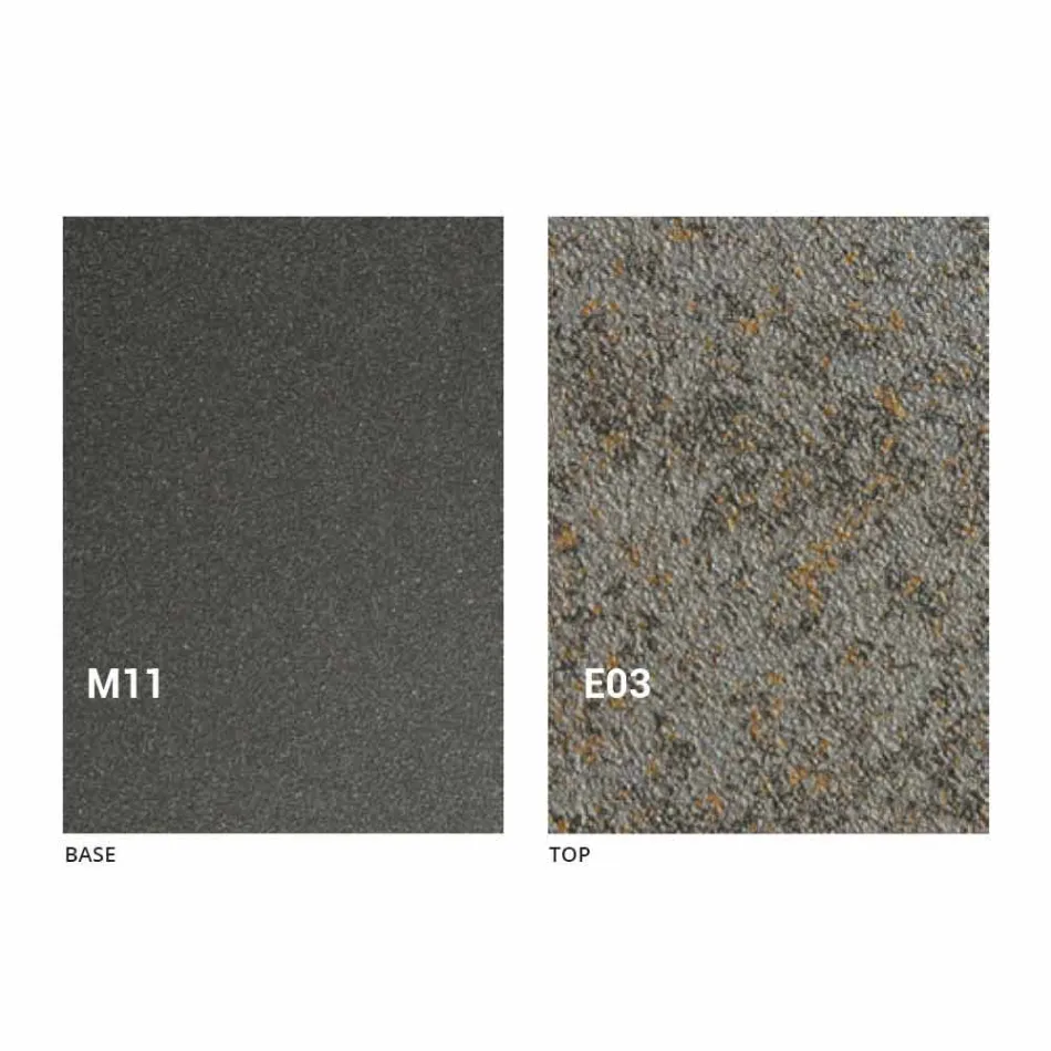 Moderner umwandelbarer Couchtisch mit Malta-Effektplatte Made in Italy - Patroclus Viadurini