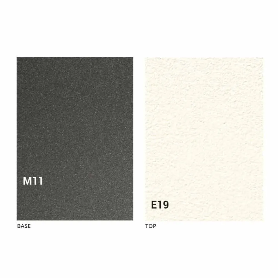 Moderner umwandelbarer Couchtisch mit Malta-Effektplatte Made in Italy - Patroclus Viadurini