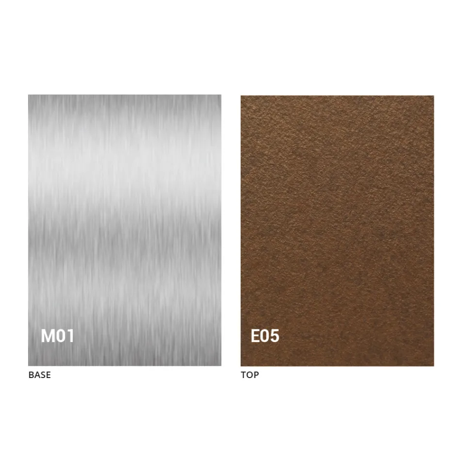 Moderner umwandelbarer Couchtisch, Mörtel-Effekt-Platte Made in Italy - Salomon Viadurini