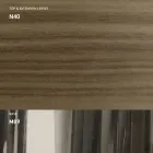 Moderner verwandelbarer Couchtisch aus Metall und Holz Made in Italy - Universe Viadurini