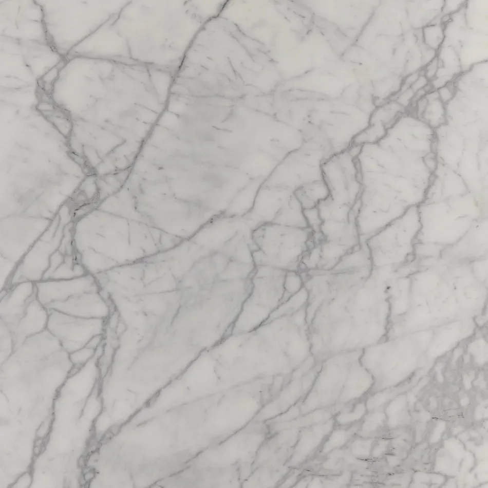 Eero Saarinen Tulip Couchtisch H 39 mit Statuarietto Carrara Marmorplatte Viadurini