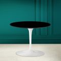 Tulip Eero Saarinen H 41 Couchtisch aus Keramik in Schwarz, absolut Made in Italy – Scarlet